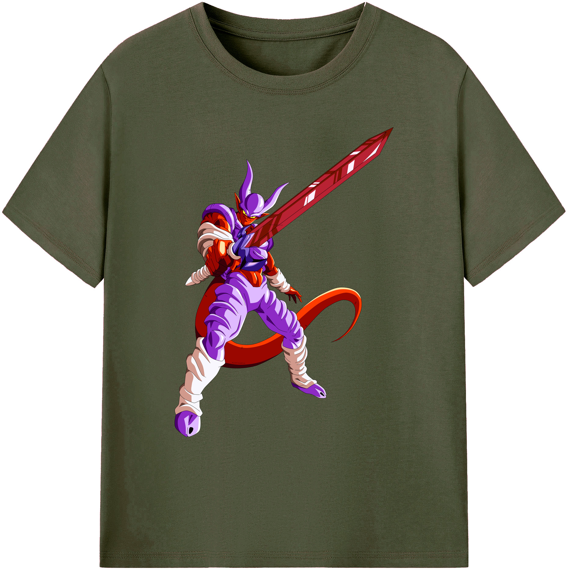 （画像用） ドラゴンボール ジャネンバ DRAGON BALL Janemba 綿100％ メンズ半袖Tシャツ｜肌触りやわらか＆通気性